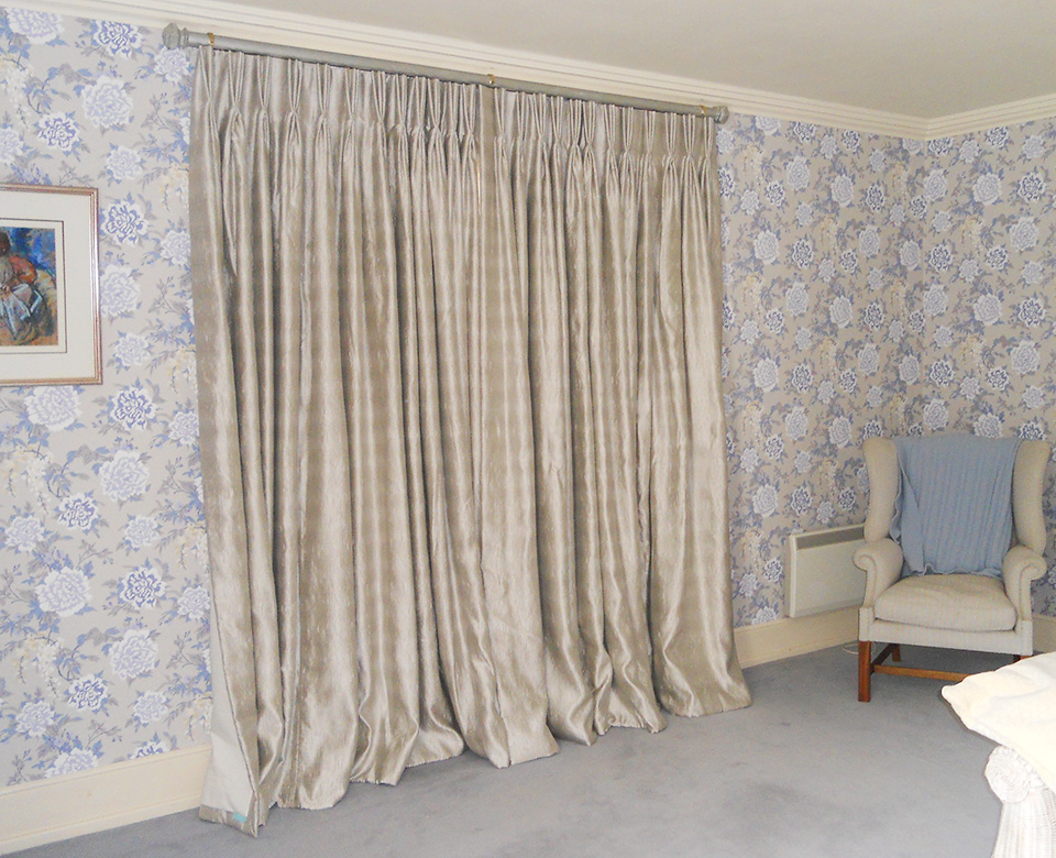 Curtains – with triple pleat heading